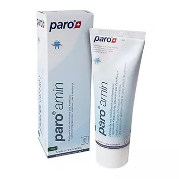 PARO Зубная паста на основе аминфлюорида с пантенолом с 6 лет 75