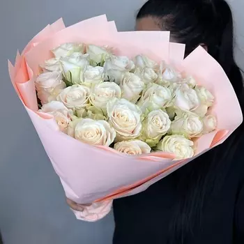 PARTY DAY Нежные розы букет из 25 роз (Кения)