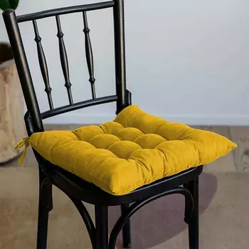 PASIONARIA Подушка на стул "Тина" Желтый