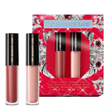 PAT MCGRATH LABS Набор блесков для губ Mini LUST Gloss Duo Limited Release Nude Mood