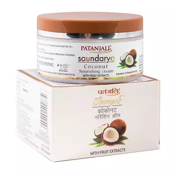 PATANJALI Кокосовый питательный крем для лица 50.0