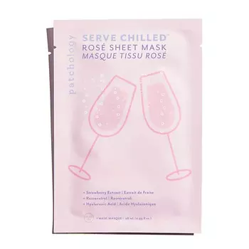 PATCHOLOGY Освежающая и увлажняющая тканевая маска для сияния кожи Serve Chilled Rose Sheet Mask 112.0