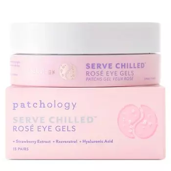 PATCHOLOGY Ультраувлажняющие тонизирующие гелевые патчи для глаз Serve Chilled Rose 30.0