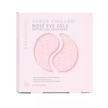 PATCHOLOGY Ультраувлажняющие тонизирующие гелевые патчи для глаз Serve Chilled Rose 10.0