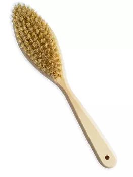 PAW FACTORY Массажная щетка для сухого массажа тела, с натуральной щетиной