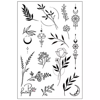 PAW FACTORY Временные переводные татуировки для тела