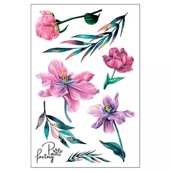 PAW FACTORY Временные переводные татуировки для тела