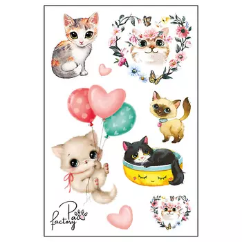 PAW FACTORY Временные переводные татуировки для тела
