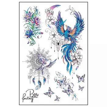 PAW FACTORY Временные переводные татуировки для тела