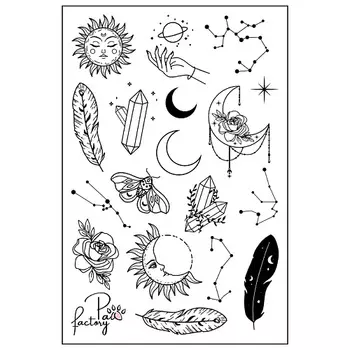 PAW FACTORY Временные переводные татуировки для тела