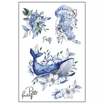 PAW FACTORY Временные переводные татуировки для тела