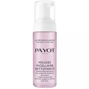 PAYOT Пенка для лица мицеллярная очищающая с экстрактами малины без мыла Mousse Micellaire Nettoyante