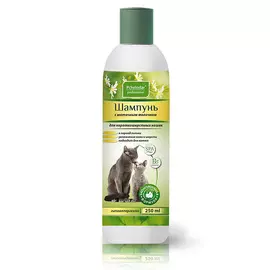 ПЧЕЛОДАР Шампунь с маточным молочком для короткошерстных кошек