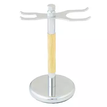 PEARL SHAVING Подставка (стенд) для бритвы и помазка SST-11 (Gold) 1.0