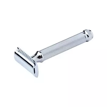 PEARL SHAVING Т образный станок с закрытым гребнем T-121 Chrome 1.0