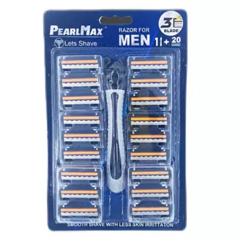 PEARLMAX Мужская бритва со сменными кассетами Lets Shave