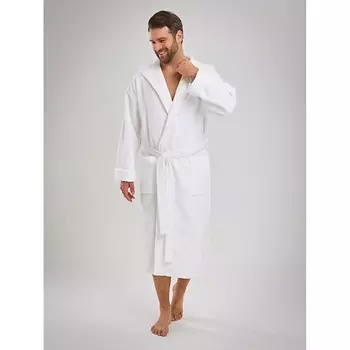 PECHE MONNAIE Мужской махровый халат с капюшоном Formula SPORT 902