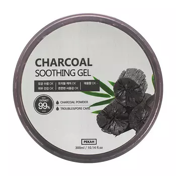 PEKAH Универсальный гель для лица и тела с чёрным углём Charcoal Soothing Gel