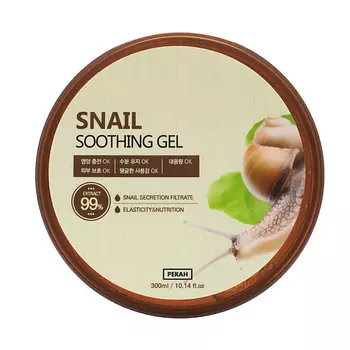 PEKAH Универсальный гель для лица и тела с муцином улитки Snail Soothing Gel