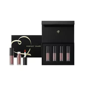 PERFECT DIARY Набор Makeup Sets Women's Hot Sale Brand-New Velour Liquid Lipstick Box