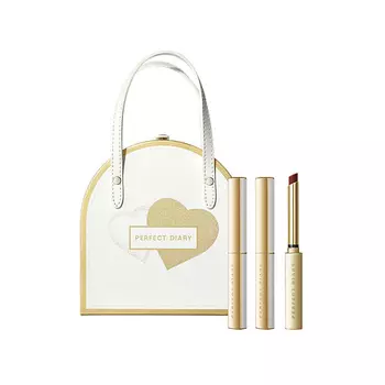 PERFECT DIARY Набор Small Slim Heel Lipsticks 3-Pack Heart Design