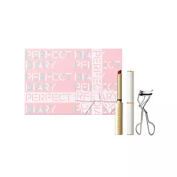 PERFECT DIARY Стойкая губная помада и зажим для ресниц