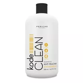 PERICHE PROFESIONAL Шампунь для блондированных волос CLEAN ANTI-YELLOW "KODE" 500.0