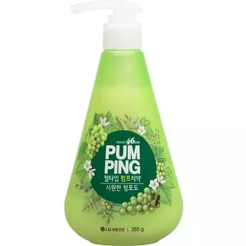 PERIOE Зубная паста c ароматом зеленого винограда Green Grape Pumping Toothpaste