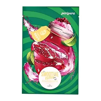 PERIPERA Маска для лица SMOOTHIE TIME с экстрактом граната 18.0