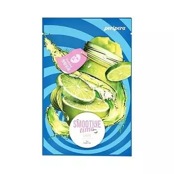 PERIPERA Маска для лица SMOOTHIE TIME с экстрактом лайма очищающая 18.0