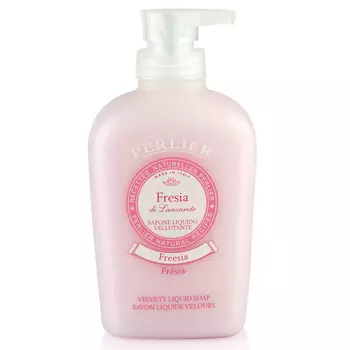 PERLIER Бархатистое жидкое мыло Fresia Velvety Liquid Soap