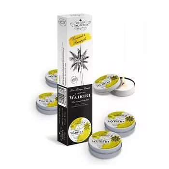 PETITS JOUJOUX Набор из 5 свечей Waikiki Beach Refill