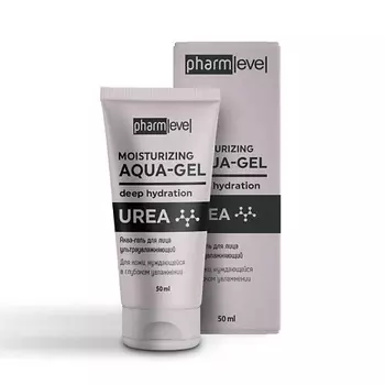 PHARMLEVEL Аква-гель для лица ультраувлажняющий UREA