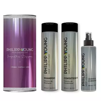 PHILIPP YOUNG Подарочный набор-тубус для объема волос VOLUME UP
