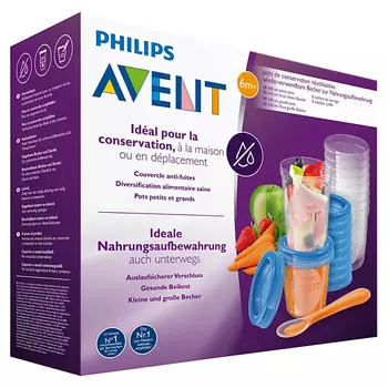 PHILIPS Набор контейнеров для детского питания AVENT SCF721/20