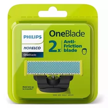 PHILIPS Запасные головки для электробритвы OneBlade replacement blade 1 pack