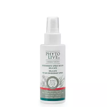 PHYTO LIVE Дезодорант-спрей деликатный с гранатом и органическим овсом