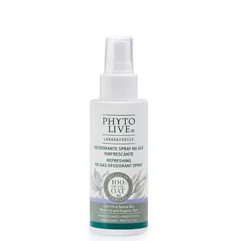 PHYTO LIVE Дезодорант-спрей освежающий с ирисом и органическим овсом