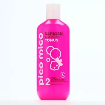 PICO MICO Бальзам для волос с маслом кокоса и жожоба, мега-укрепление 400.0