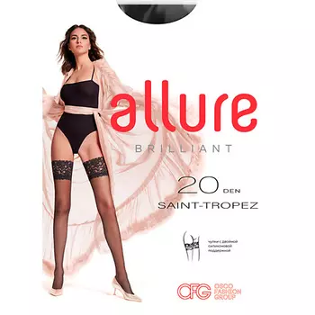 PIERRE CARDIN ALLURE Чулки женские ST. TROPEZ 20 ден NERO