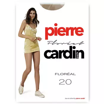 ALLURE PIERRE CARDIN Колготки женские 20 ден Floreal maxi visone