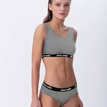 ALLURE PIERRE CARDIN Трусы женские casual sport slip серый меланж