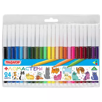 ПИФАГОР Фломастеры "Веселые Питомцы" 1000.0