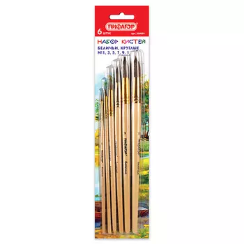 ПИФАГОР Набор кистей для творчества