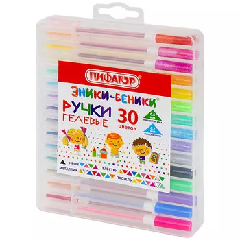 ПИФАГОР Ручки гелевые ЭНИКИ-БЕНИКИ 30.0