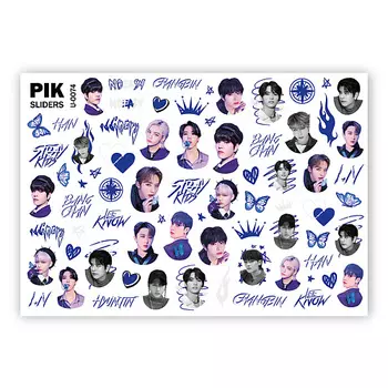 PIK Слайдеры для ногтей P-074