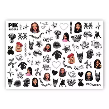 PIK Слайдеры для ногтей P-097