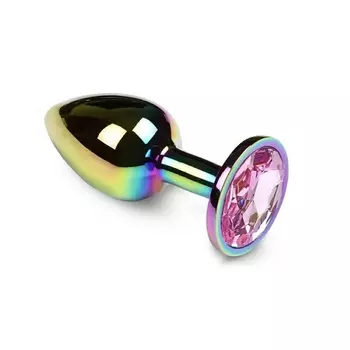 ПИКАНТНЫЕ ШТУЧКИ Анальная пробка цветная 6х2.5 см