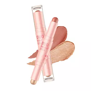 PINK FLASH Мультистик для лица 2в1 (хайлайтер/скульптор)