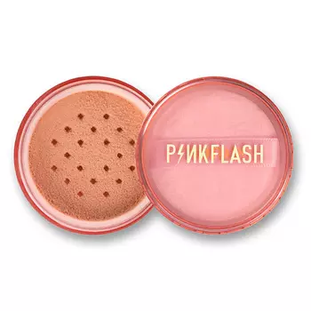 PINK FLASH Рассыпчатая пудра для лица "Lasting matte"